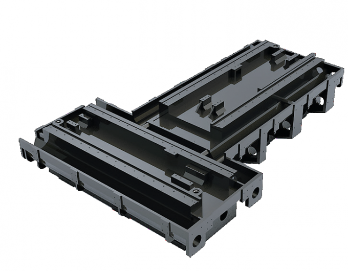 Centro di lavorazione orizzontale di carica pesante HMC 100Q Centro di tornitura Centro di lavorazione 2