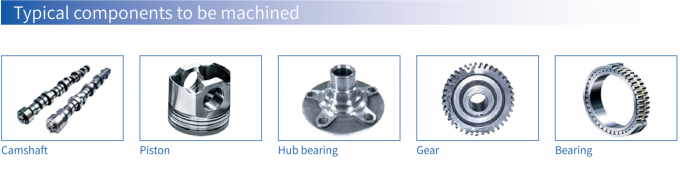 FANUC Torno CNC ad alta rigidità ad alta coppia HTC40B 45 gradi a letto inclinato integrale Torno CNC per metallo 7