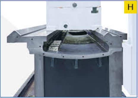 SMTCL Torno CNC pesante 5000mm HTC125500 Torno CNC pesante orizzontale a letto piatto 8