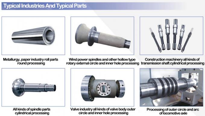 SMTCL Torno CNC pesante 5000mm HTC125500 Torno CNC pesante orizzontale a letto piatto 10