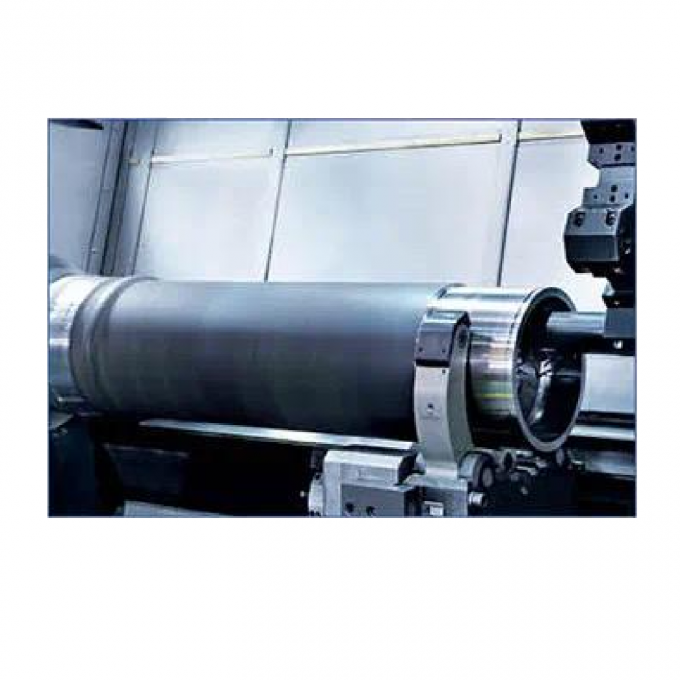 Centrale di tornitura CNC a letto inclinato per metallo HTC63n Fanuc Tornibile CNC orizzontale ad uso pesante 5