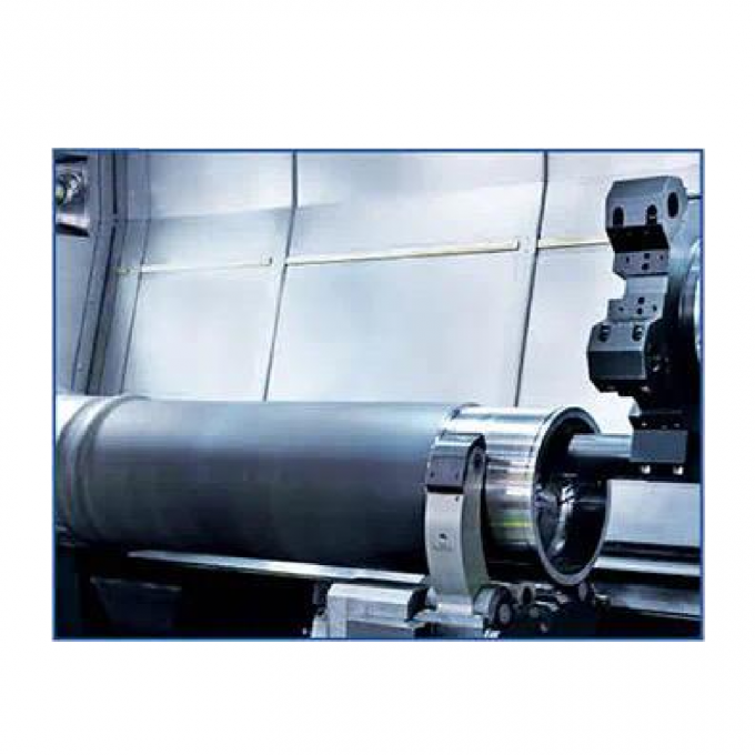 Centrale di tornitura CNC a letto inclinato per metallo HTC63n Fanuc Tornibile CNC orizzontale ad uso pesante 3