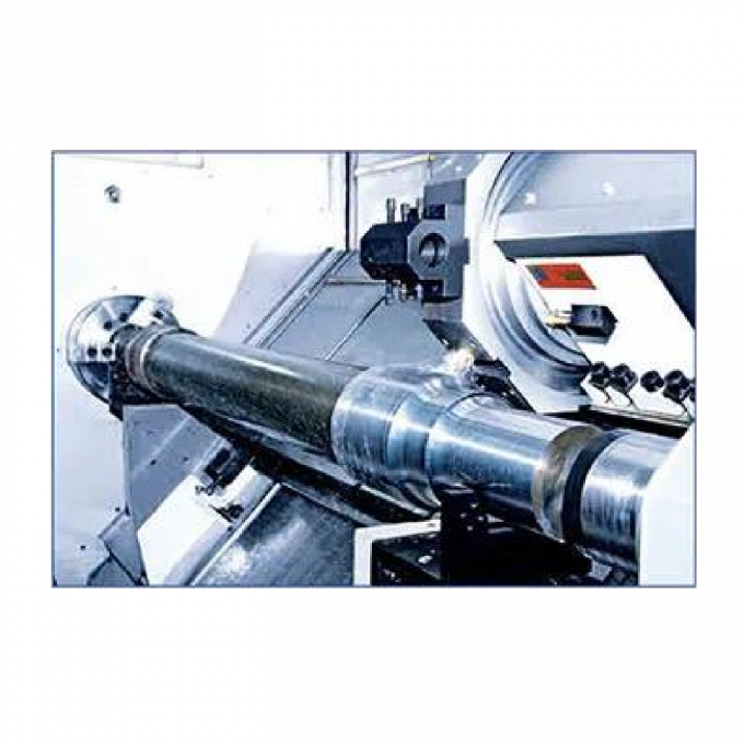 Centrale di tornitura CNC a letto inclinato per metallo HTC63n Fanuc Tornibile CNC orizzontale ad uso pesante 8