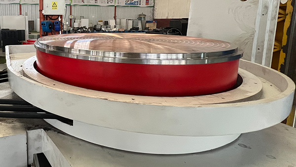 Macchina di rettifica per superficie orizzontale CNC con tavolo rotativo HDMK380 6