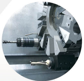 Tornio CNC di precisione con mandrino a campata larga HTC40Q BMT55 Torretta motorizzata e asse Y, a banco inclinato 8