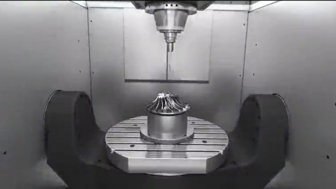 VMU50H Centro di lavorazione a cinque assi Tavola di collegamento a cinque assi Dimensione 500 mm Centro di lavorazione verticale 3