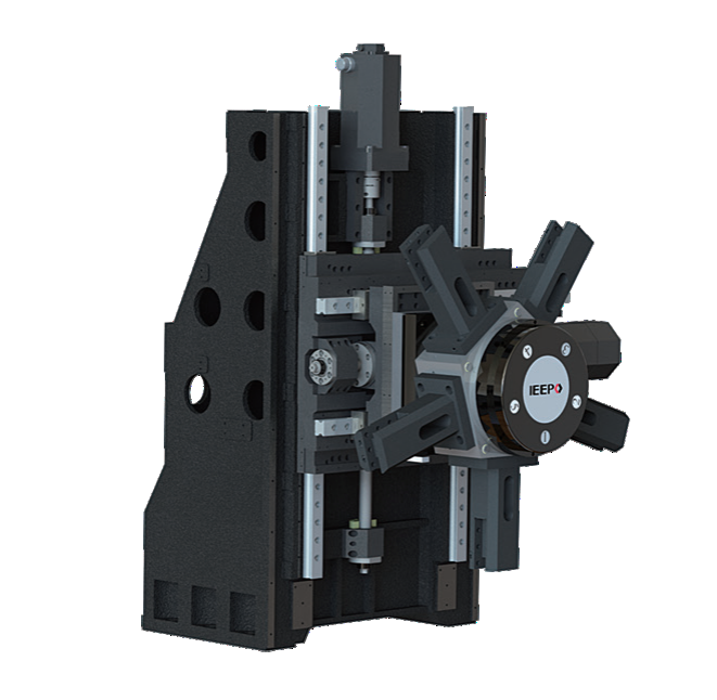 Torno CNC verticale per metallo grande V8H Altura di taglio massima 850 mm Torno verticale per fresatura CNC Fanuc 3