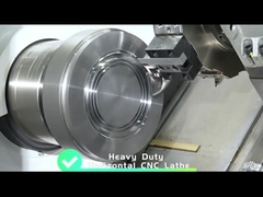 Tornio CNC orizzontale HTC 50nm Sistema Fanuc Fresatrice CNC a letto inclinato Centro di tornitura CNC SMTCL