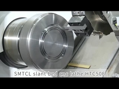 SMTCL Metal Slant Bed CNC Lathe HTC50E Fanuc Centrale di tornitura e fresatura