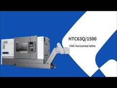 SMTCL Slant Bed CNC Lathe HTC63Q Lunghezza massima di taglio 3000mm Lathe CNC orizzontale