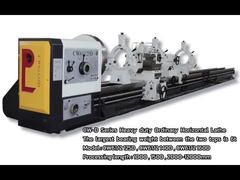 12 Meter Lathe Machine CW61125D Carico Cuscinetto 6T Spindle diametro di foratura 120mm Torno manuale pesante