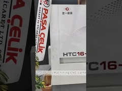 Piccole parti di lavorazione CNC Tornibile HTC16-6 manica Fusoliera Strumento di banda letto inclinato CNC Tornibile