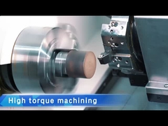 SMTCL Slant Bed CNC Torno orizzontale 8 stazioni Servo Torretta IT35L Hard Machining Metal CNC Torno