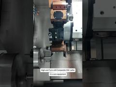 Macchina per compositi torni-fresatrice a doppio mandrino HTC200MSY