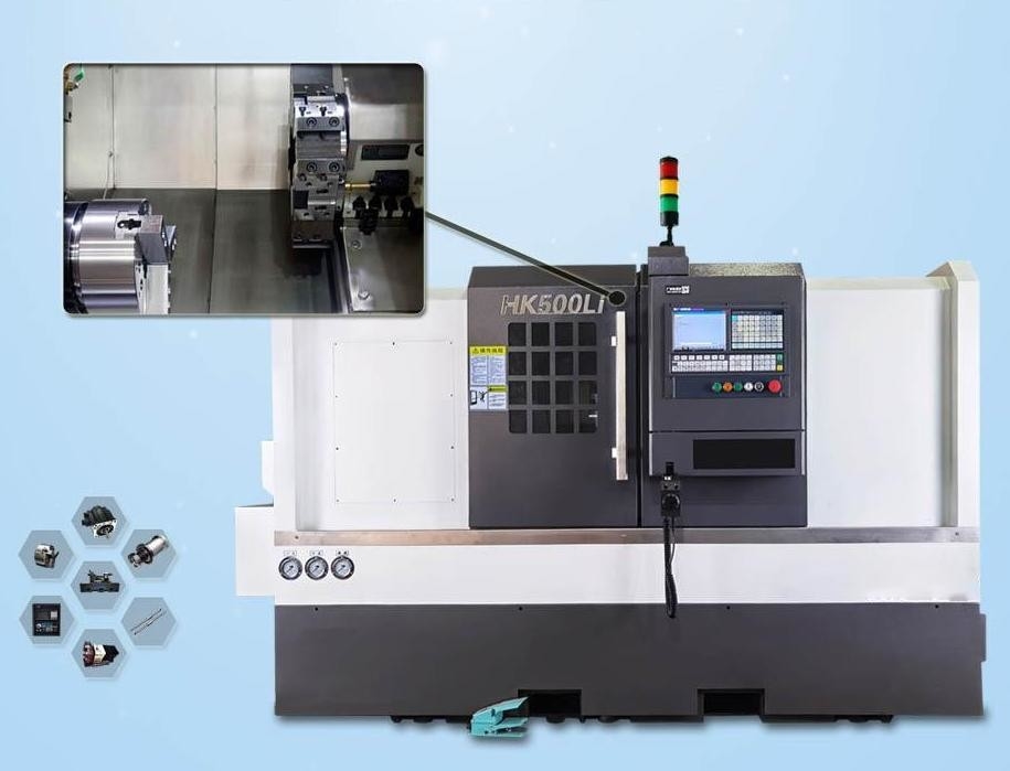 Il CNC del portautensile di serie di HK500LI HK lavora le macchine al tornio per l'hardware che elabora 11 chilowatt