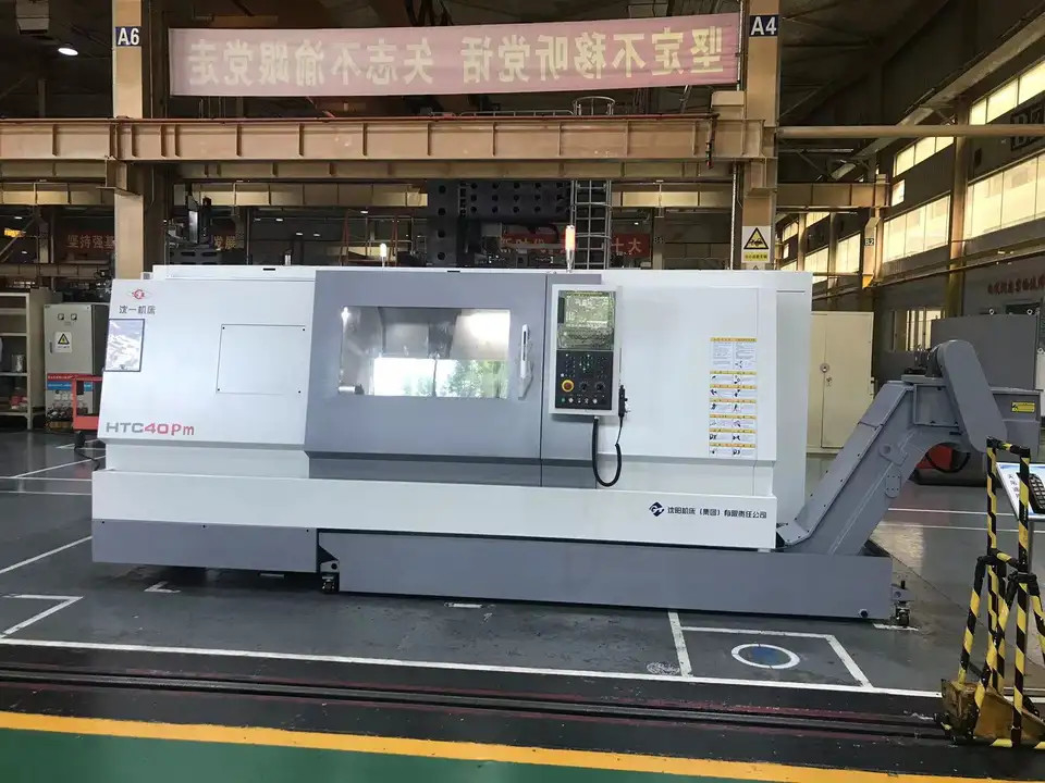 SMTCL CNC Lathe HTC40P Letto inclinato Lathe CNC fresatrici CNC centro di tornitura per acciaio