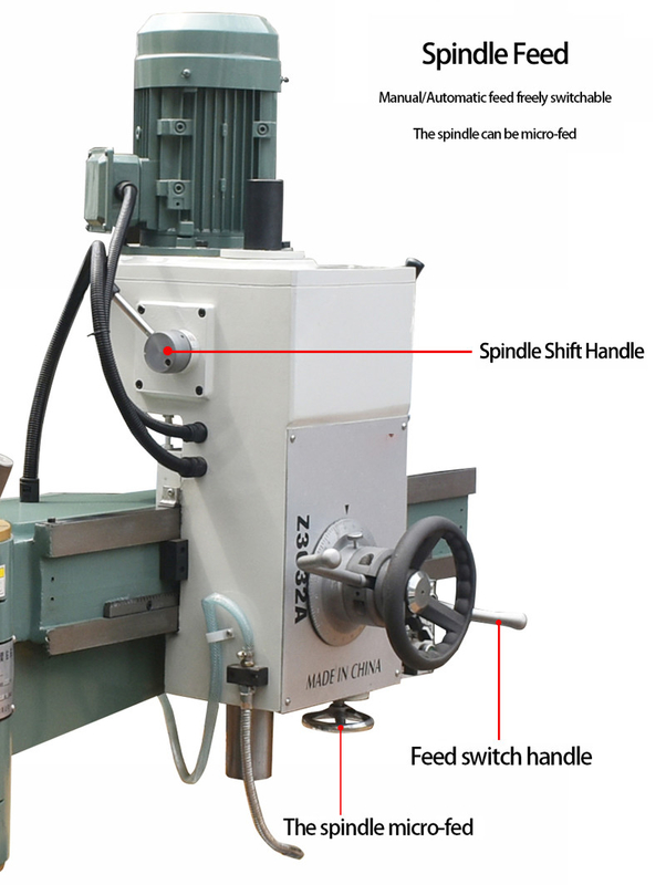 Perforazione radiale Tipo di alimentazione automatica Z3032A*10 Azionamento meccanico Perforazione radiale alimentazione automatica