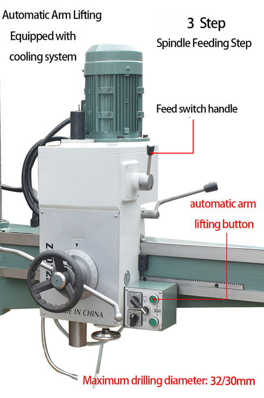 Perforazione radiale Tipo di alimentazione automatica Z3032A*10 Azionamento meccanico Perforazione radiale alimentazione automatica