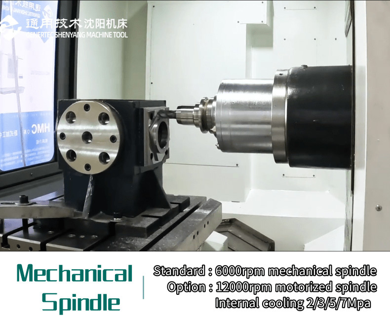 HMC80Q Metallo 3 Assi Centro di lavorazione orizzontale fresatura per la perforazione per la perforazione
