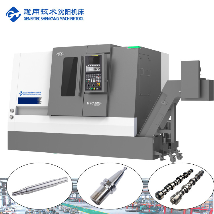 SMTCL Torno CNC orizzontale HTC40H/500 Mandrels automobilistici Albero motore Albero di ingranaggi Processing Torno CNC