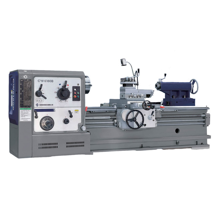 SMTCL Torno orizzontale CW6163B Torno manuale in metallo Torno manuale 1000mm Spindle Bore 104 Torno manuale pesante