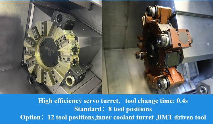 SMTCL Slant Bed CNC Precision Lathes IT35L Piccolo Torno CNC con attrezzatura in diretta