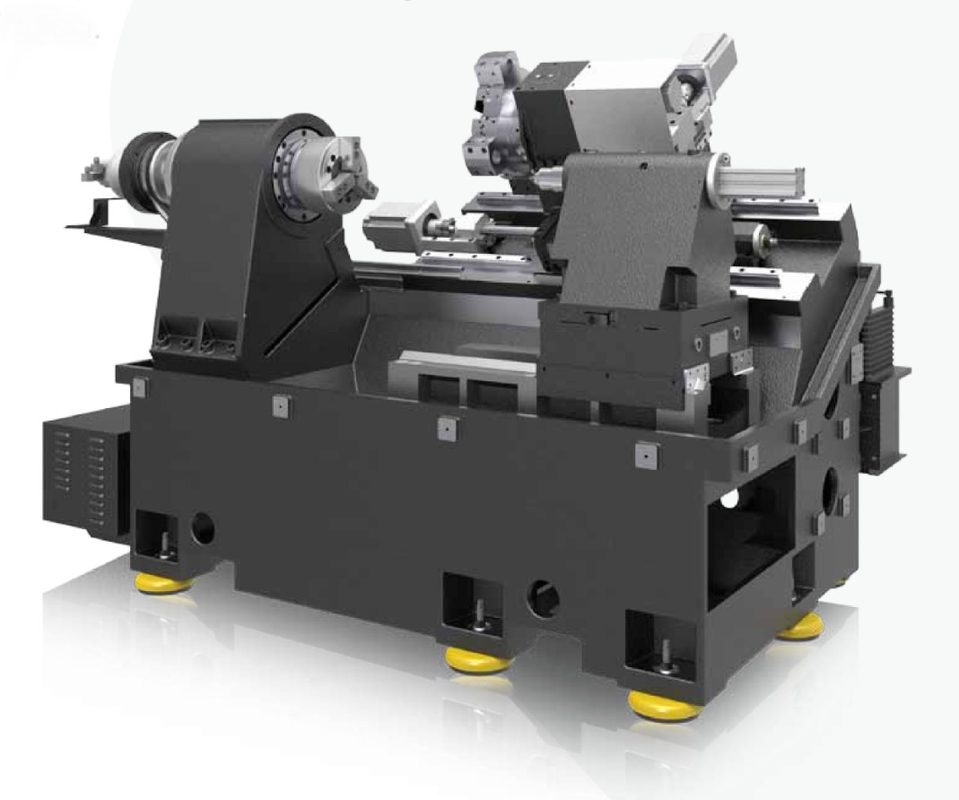 Torno CNC HTC40E Torno CNC orizzontale ad alta precisione a 30 gradi