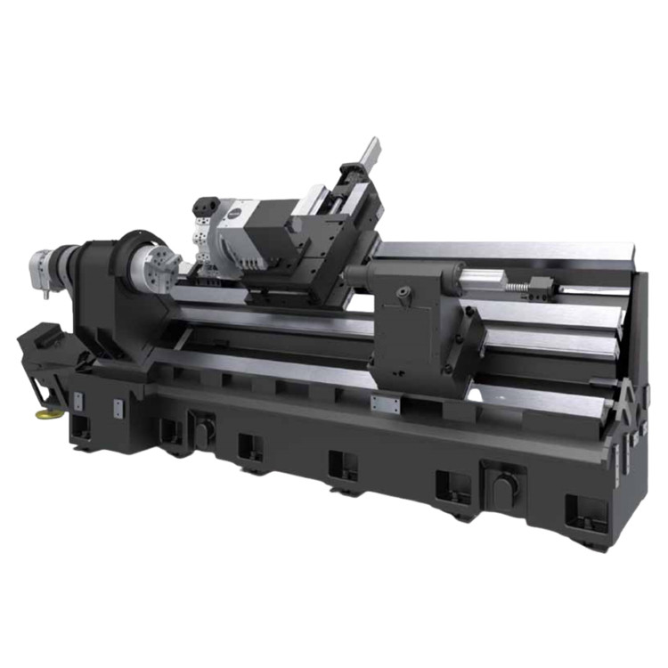 Grandi torni CNC HTC40P guida scorrevole Ferrovia Fanuc Torno 12 Stazione Torretta Letto inclinato Torno CNC