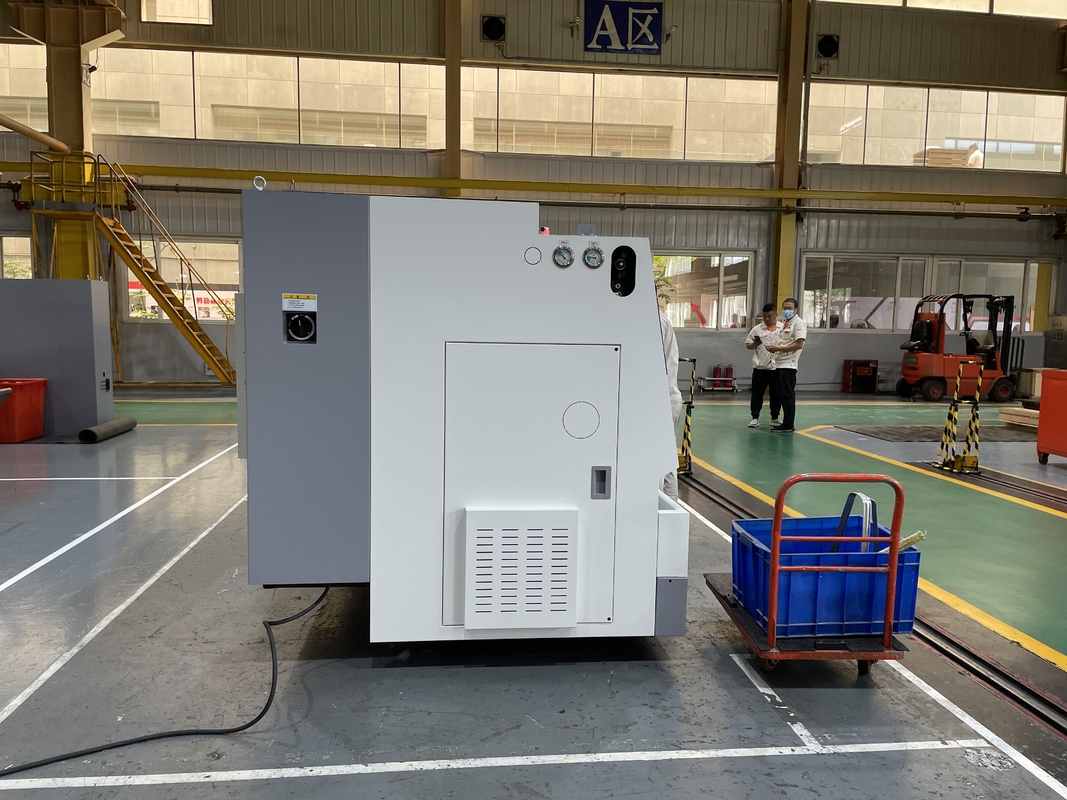 Grandi torni CNC HTC40P guida scorrevole Ferrovia Fanuc Torno 12 Stazione Torretta Letto inclinato Torno CNC