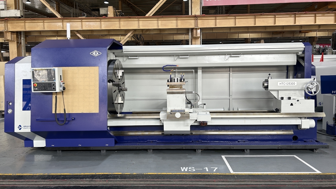 SMTCL CNC pesante Latte CNC a letto piatto HTC125150 Latte CNC grande di diametro 130 mm