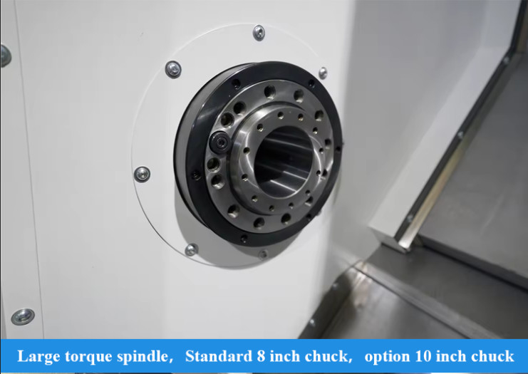 SMTCL Slant Bed CNC Lathe Lineare Guida T5.2-500Q BMT55 Max. Diametro di rotazione 360mm CNC Feeder Lathe