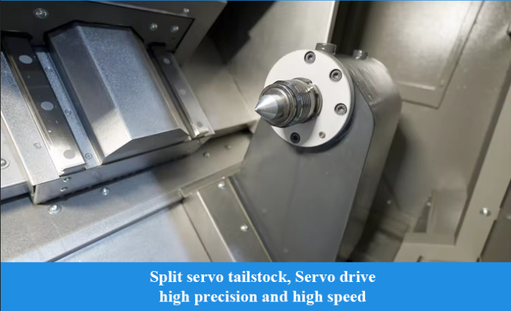 SMTCL Slant Bed CNC Lathe Lineare Guida T5.2-500Q BMT55 Max. Diametro di rotazione 360mm CNC Feeder Lathe