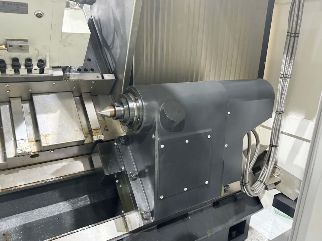 SMTCL CNC Tornibile HTC50B FANUC Sistema orizzontale 12 stazioni Servo Torretta letto inclinato Tornibile CNC