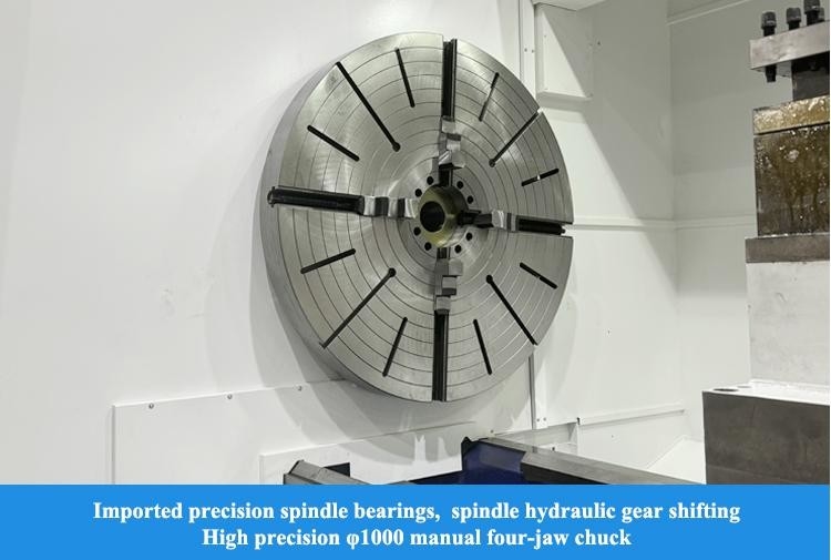 SMTCL SYMG Alta rigidità Torno CNC ad alta velocità HTC125 Torno CNC a letto piatto orizzontale grande
