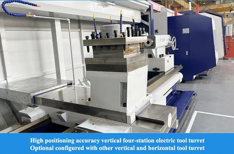 SMTCL Torno CNC pesante 5000mm HTC125500 Torno CNC pesante orizzontale a letto piatto