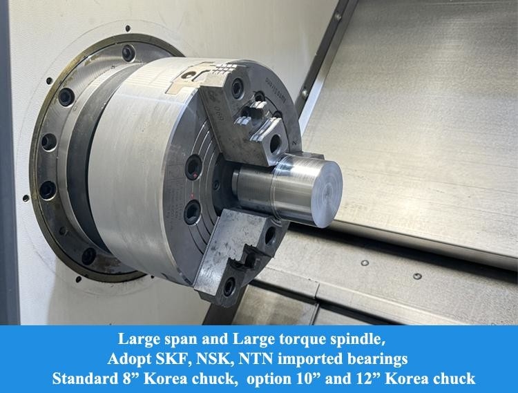 SMTCL Torno CNC orizzontale HTC40H/500 Mandrels automobilistici Albero motore Albero di ingranaggi Processing Torno CNC