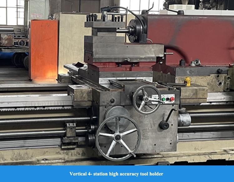 12 Meter Lathe Machine CW61125D Carico Cuscinetto 6T Spindle diametro di foratura 120mm Torno manuale pesante