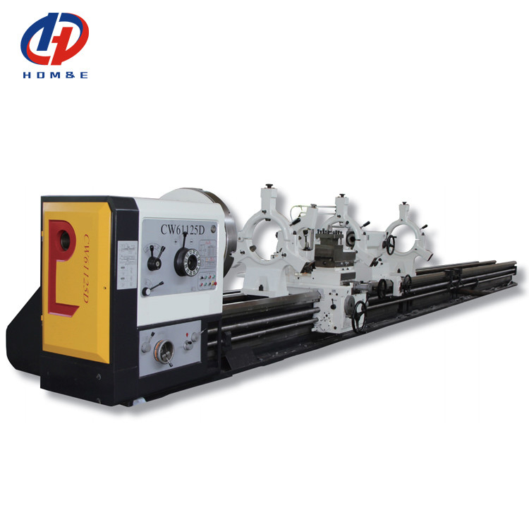 Torno manuale di grandi dimensioni CW61160D Diametro massimo di oscillazione sopra il letto 1640mm A2-15 Spindle Torni pesanti
