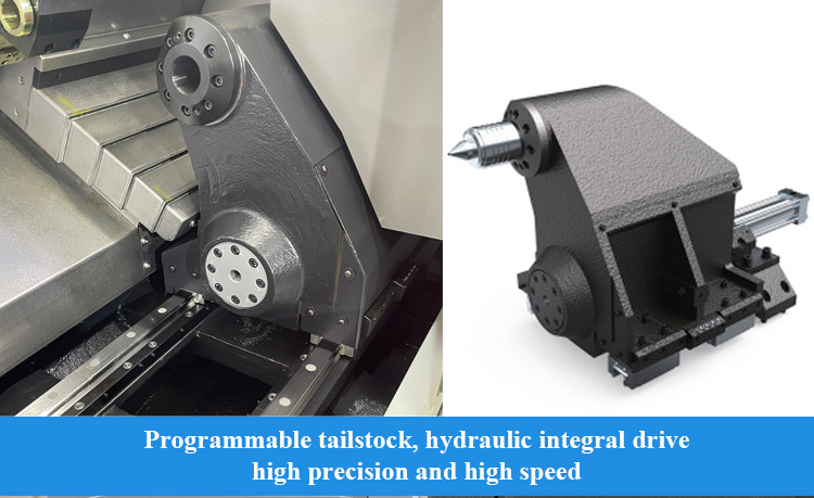 SMTCL CNC Lathe HTC40 Pump Valve Industry Processing 45° Slant Bed CNC Turning Lathe