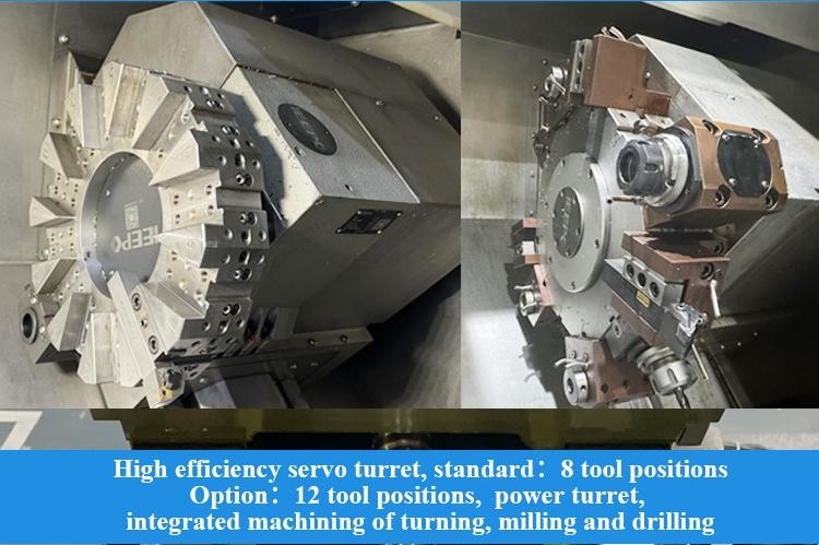 SMTCL Slant Bed CNC Lathe Milling Machine Combo HTC4050S Full Function Lathe CNC orizzontale