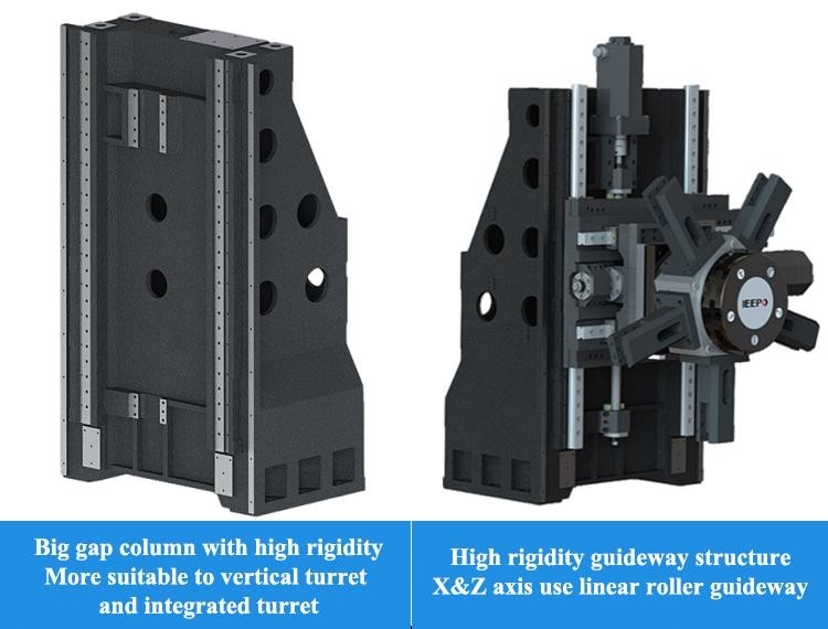 Alto costo prestazioni T6 CNC Torno di lavorazione del metallo centro di tornitura SMTCL Verticale CNC Torno