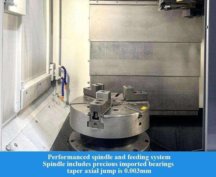 Alto costo prestazioni T6 CNC Torno di lavorazione del metallo centro di tornitura SMTCL Verticale CNC Torno