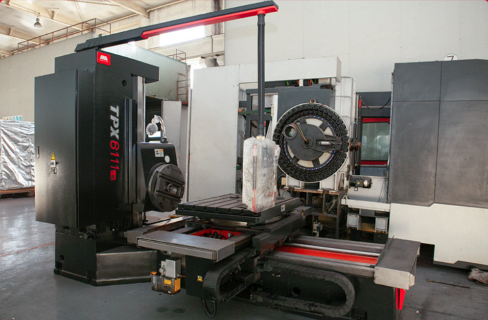 DRO TPX6111B Macchina di foratura e fresatura orizzontale manuale per lavori pesanti