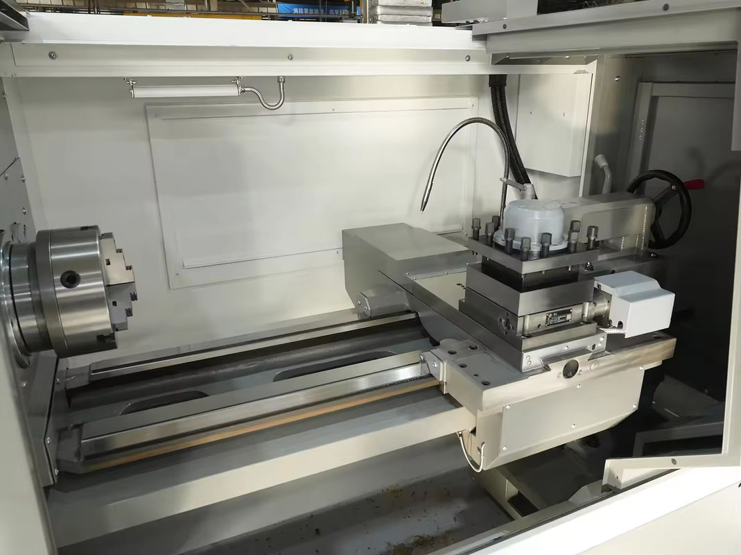 Tornio CNC CAK63285 Legno piatto Torno CNC 4 stazioni torretta con servomotore