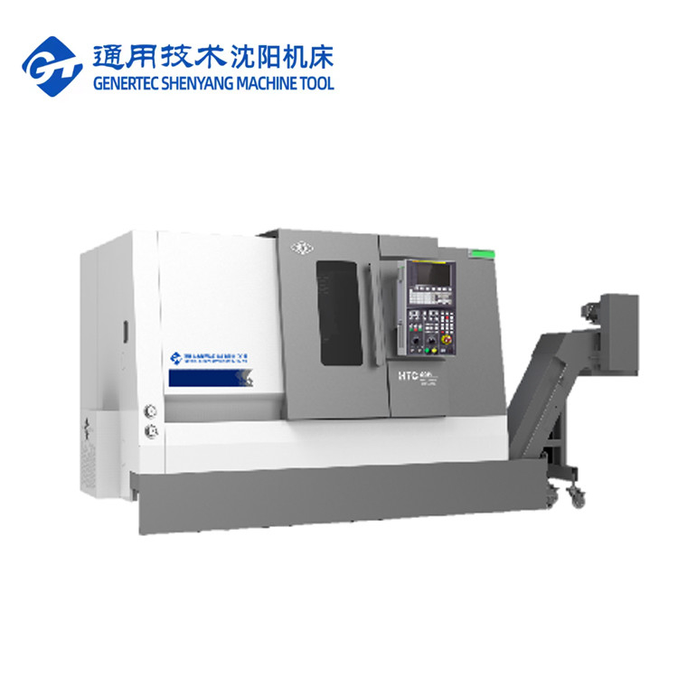 Centro di tornitura CNC HTC40Hm Fusoliera a manica a lunga durata BMT55 Servo Power Turret Centro di tornitura CNC con asse Y