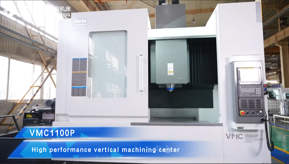 Centrale di lavorazione verticale VMC1100P Struttura del telaio a cornici di alta rigidità 4 assi Macchina di fresatura CNC