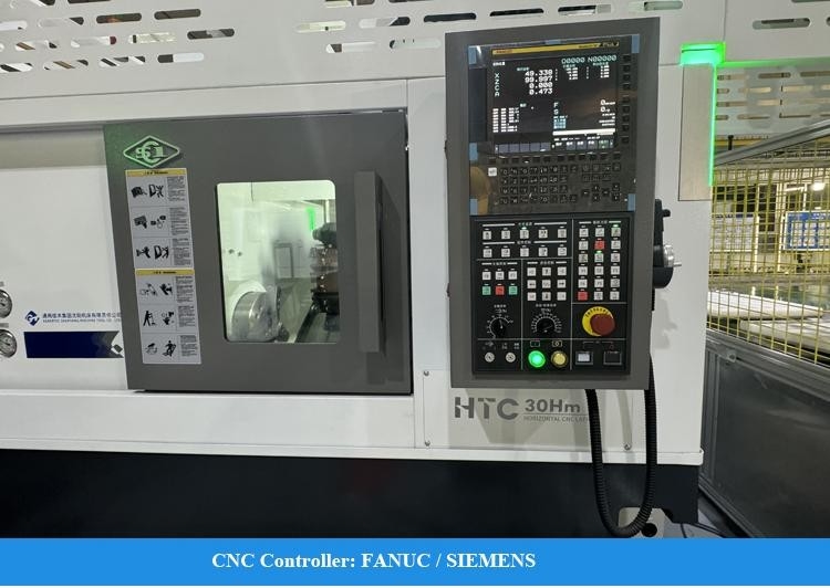 Centrale di tornitura CNC orizzontale HTC30Hm BMT55 12 stazioni Power Turret Servo Tailstock Centrale di tornitura con asse Y