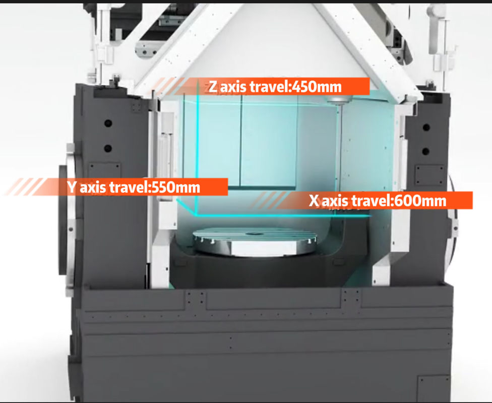 Centro di lavoro a cinque assi VMU40H Carico massimo consentito 300kg Centro di lavoro verticale a 5 assi interpolati