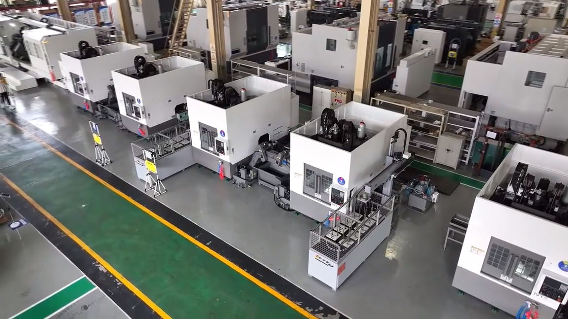 Torno verticale rovesciato IVT35 Piezza di lavoro automatica che afferra la linea di produzione automatica Torno CNC