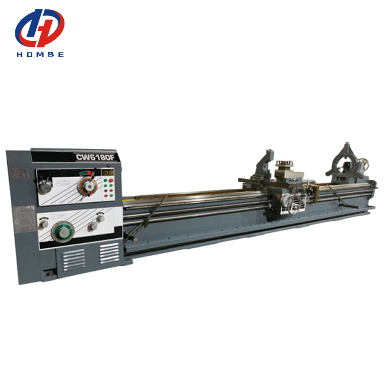 Tornio parallelo orizzontale pesante CW6180F, guida di elevata rigidità, larghezza 600mm, tornio manuale da pavimento